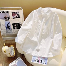 批发春夏季纯棉黄色衬衫通勤穿搭2026新款<b class='q'>女</b>薄款长袖衬衣外套防晒上衣