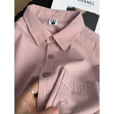 批发纯棉粉色<b class='q'>衬衫</b>男款cleanfit高级感潮牌慵懒风<b class='q'>衬衣</b>休闲宽松<b class='q'>情侣</b><b class='q'>外套</b>