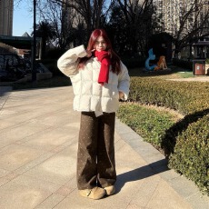 批发微<b class='q'>胖</b>mm<b class='q'>设计</b>感碎花休闲垂感牛仔裤女高个子加长宽松百搭拖地阔腿裤