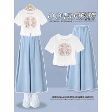 批发女<b class='q'>童</b><b class='q'>国风</b>套<b class='q'>装</b>夏季2026新款儿<b class='q'>童</b>新中式短袖夏天洋气时髦<b class='q'>中大</b><b class='q'>童</b>夏装