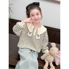 批发<b class='q'>女童</b>卫<b class='q'>衣</b>春秋款2026新款童装秋装儿童秋季学院风上衣女大童衣服潮