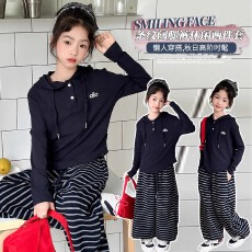 批发女<b class='q'>童</b><b class='q'>超</b>好看套<b class='q'>装</b>春秋款2026新款女孩韩系帽衫儿<b class='q'>童</b>秋装灯笼裤两件套