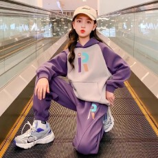 批发<b class='q'>女童</b>秋<b class='q'>装</b>2025新款大童女装洋气12岁女孩春秋运动卫衣<b class='q'>套装</b>初中生15