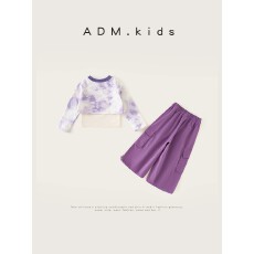 批发<b class='q'>女</b><b class='q'>童</b>秋装2026新款<b class='q'>大</b>童女装洋气12岁女孩春秋运动卫衣套装初中生15