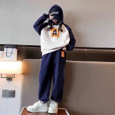 批发<b class='q'>女</b><b class='q'>童</b>秋装2026新款<b class='q'>大</b>童女装洋气12岁女孩春秋运动卫衣套装初中生15