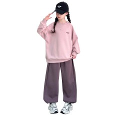 批发女童秋装2026新款大童女装洋气12岁女孩春秋<b class='q'>运动</b>卫衣套装（实价）