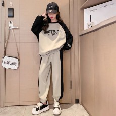 批发<b class='q'>女</b><b class='q'>童</b>运动套装秋装2025新款洋气中大童儿童春秋女孩卫衣卫裤两件套