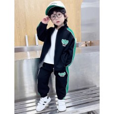 批发儿童休闲<b class='q'>运动套装</b>2025秋装<b class='q'>童装男童</b>痞帅洋气男孩两件套男女孩外套