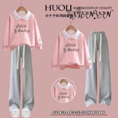 批发女<b class='q'>童</b><b class='q'>秋季</b>国<b class='q'>风</b><b class='q'>套装</b>2025新款儿<b class='q'>童</b>新中式刺绣卫衣春秋女孩运动两件套