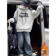 批发秋冬新款女童加绒卫衣套装<b class='q'>儿童</b>中大童洋气加绒上衣牛仔<b class='q'>裤</b>两件套潮