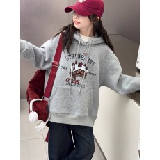 批发秋冬新款女童加绒卫衣套装<b class='q'>儿童</b>中大童洋气加绒上衣牛仔<b class='q'>裤</b>两件套潮