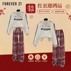 批发女童新年<b class='q'>套装</b>秋冬新款<b class='q'>儿童</b>女孩国风红色毛衣裤子大童中式过年衣服