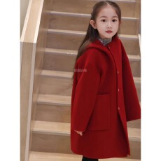 批发双面绒复合红色真超 原版质量 女<b class='q'>童</b><b class='q'>拜年</b>服冬<b class='q'>装</b><b class='q'>中大</b>儿<b class='q'>童</b>