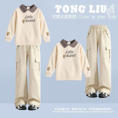 批发<b class='q'>女</b><b class='q'>童</b><b class='q'>套装</b>2026新款韩版上衣裤子今年流行爆款女孩两件套