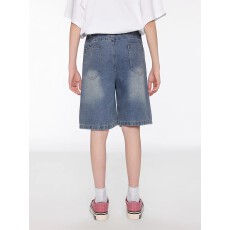 批发<b class='q'>女</b><b class='q'>童</b>2026新款春款新时髦牛仔裤直筒裤超洋气直百搭儿童阔腿裤