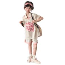 批发<b class='q'>女</b><b class='q'>童</b><b class='q'>2026</b><b class='q'>夏季</b>短袖POIO衫T恤学院风<b class='q'>套装</b>中<b class='q'>大</b><b class='q'>童</b>时髦洋气儿<b class='q'>童</b>夏装潮