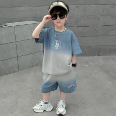 批发儿童男夏季套装韩版Polo衫2026<b class='q'>新款</b>网红薄款短袖衣服酷潮童两件套