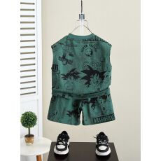 批发儿童男夏季套装韩版Polo衫2026<b class='q'>新款</b>网红薄款短袖衣服酷潮童两件套