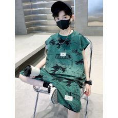 批发儿童男夏季套装韩版Polo衫2026<b class='q'>新款</b>网红薄款短袖衣服酷潮童两件套