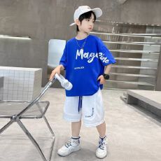 儿童装男童夏装套装2026新款夏季中大童短袖速干夏款男孩运动帅气