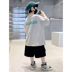 批发儿<b class='q'>童装</b>男童夏装套装2026<b class='q'>新款</b>中大童夏季运动夏款男孩薄款酷帅气潮