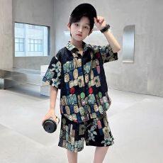 批发<b class='q'>男</b><b class='q'>童</b>夏季套装2026<b class='q'>新款</b>儿<b class='q'>童装</b>夏装潮帅气时髦男孩短袖运动夏款衣服