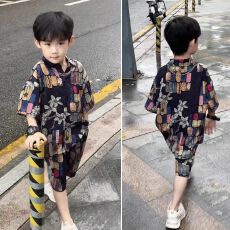 批发<b class='q'>男</b><b class='q'>童</b>夏季套装2026<b class='q'>新款</b>儿<b class='q'>童装</b>夏装潮帅气时髦男孩短袖运动夏款衣服