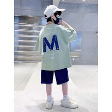批发儿<b class='q'>童装</b><b class='q'>男</b>童夏装套装2026新款运动夏季中大童夏款<b class='q'>男</b>孩薄款酷帅气潮