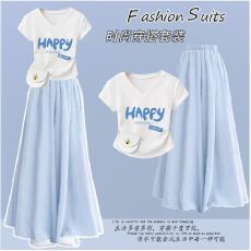 批发<b class='q'>女童</b>夏<b class='q'>套</b>装2026新款大童女装时髦洋气夏装儿童夏季运动休闲两件套