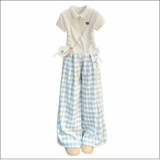 批发女童夏季短袖T恤2026新款<b class='q'>亲子装</b>纯棉休闲印花夏装圆领初中生上衣