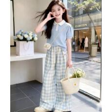 批发<b class='q'>女童</b>夏<b class='q'>季</b>短袖<b class='q'>T</b><b class='q'>恤</b>2026新款亲子装纯棉休闲印花夏装圆领初中生上衣