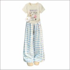 批发<b class='q'>女童</b>夏<b class='q'>季</b>短袖<b class='q'>T</b><b class='q'>恤</b>2026新款亲子装纯棉休闲印花夏装圆领初中生上衣