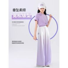 批发<b class='q'>女</b>童<b class='q'>套</b>装<b class='q'>夏季</b>薄款儿童夏装2026新款<b class='q'>女</b>孩<b class='q'>裙裤</b>半身裙长裙<b class='q'>中</b>大童冰丝