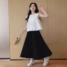 批发<b class='q'>女</b>童<b class='q'>套</b>装<b class='q'>夏季</b>薄款儿童夏装2026新款<b class='q'>女</b>孩<b class='q'>裙裤</b>半身裙长裙<b class='q'>中</b>大童冰丝