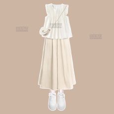 批发<b class='q'>女</b>童<b class='q'>套</b>装<b class='q'>夏季</b>薄款儿童夏装2026新款<b class='q'>女</b>孩<b class='q'>裙裤</b>半身裙长裙<b class='q'>中</b>大童冰丝