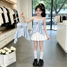 批发原版面料和做工2026新款小清新正肩撞色短袖t恤女假两件娃娃