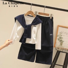 批发女<b class='q'>童</b><b class='q'>韩</b>系穿搭<b class='q'>套装</b>秋季2026新款女大<b class='q'>童</b>潮酷上衣儿<b class='q'>童</b>炸街秋装阔腿裤