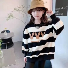 批发女童2026新款春款套装新时髦超洋气儿童两件套<b class='q'>牛仔裤</b>套装