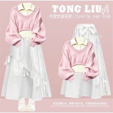 批发初中生<b class='q'>女</b>秋<b class='q'>套装</b>2026新款青少年<b class='q'>女</b>装学生时尚穿搭<b class='q'>女</b><b class='q'>大</b><b class='q'>童</b>学院风搭配