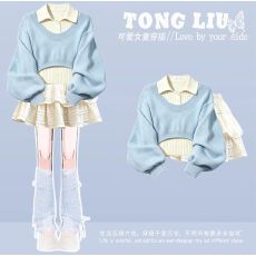 批发初中生<b class='q'>女</b>秋<b class='q'>套装</b>2026新款青少年<b class='q'>女</b>装学生时尚穿搭<b class='q'>女</b><b class='q'>大</b><b class='q'>童</b>学院风搭配