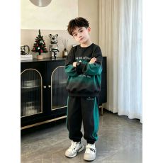 批发男<b class='q'>童</b><b class='q'>秋季</b><b class='q'>套装</b>2025新款儿<b class='q'>童</b>帅气炸街中<b class='q'>大</b><b class='q'>童</b>春秋装渐变运动两件套潮