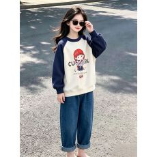 批发女童卫衣春秋款2026新款小女孩宝宝秋季<b class='q'>小童</b>装长袖儿童装早秋上衣
