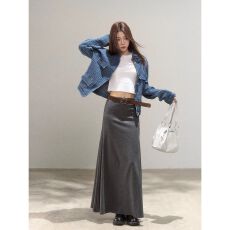 批发天猫品质 蓝色纹理牛仔外套女2025年秋季新款宽松时尚高级感上衣