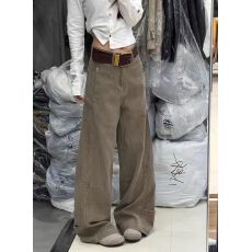 批发美式复古弯刀<b class='q'>牛仔裤</b><b class='q'>女</b>秋冬宽松直筒阔腿裤坠<b class='q'>感</b>百搭拖地长裤潮大码