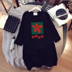 批发中长款2026夏季新款宽松大版网红超火cec短袖<b class='q'>t</b><b class='q'>恤</b><b class='q'>女</b>ins上衣