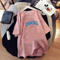 批发中<b class='q'>长款</b>2026夏季新款宽松大版网红超火cec短袖<b class='q'>t</b><b class='q'>恤</b>女ins上衣