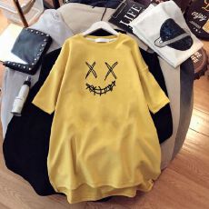 批发中<b class='q'>长款</b>2026夏季新款宽松大版网红超火cec短袖<b class='q'>t</b><b class='q'>恤</b>女ins上衣