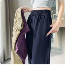 批发已出货夏季凉感冰丝速干透气<b class='q'>运动裤</b>女休闲裤宽松小个子穿搭<b class='q'>哈伦</b>裤