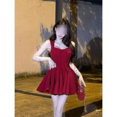 批发已出货玫瑰人生辣妹<b class='q'>公主裙</b>蝴蝶结千金感收腰显瘦生日<b class='q'>礼服</b>连衣<b class='q'>裙</b>女