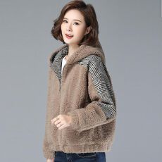 批发<b class='q'>外套</b><b class='q'>女</b>秋冬款仿羊羔毛绒韩版<b class='q'>大</b>码宽松新款加厚加绒保暖开衫卫衣<b class='q'>女</b>